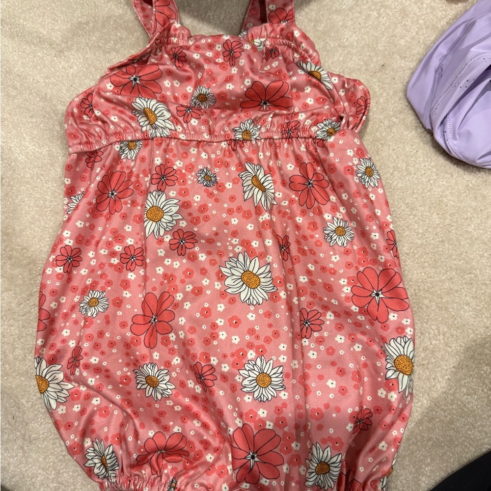 Floral Pink Romper